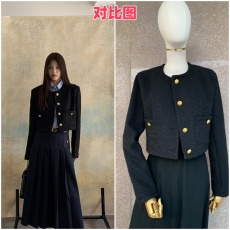 批发原相机<b class='q'>实拍</b>小香风开衫<b class='q'>外套</b>经典女装洋气韩系洋气百搭短款上衣