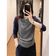 批发拼接撞色长袖<b class='q'>T</b><b class='q'>恤</b>女装秋冬季2024新款时尚百搭字母洋气打底衫上衣