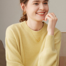 批发秋冬季时尚百搭上衣圆领套头长袖宽松显瘦针织衫纯色休闲<b class='q'>毛衣</b>打底