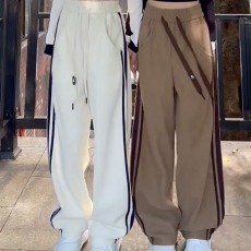 批发胖mm春秋2026新款大码宽松显瘦高腰<b class='q'>休闲</b>运动裤子垂感显高阔腿裤女