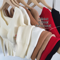 批发实价实拍 冬双面磨毛自发热保暖内衣女带胸垫打底衫<b class='q'>塑</b><b class='q'>身</b>美体冬衣