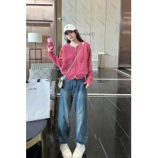 批发新款韩版软糯慵懒感<b class='q'>糖果</b><b class='q'>色</b>时尚百搭双拉链针织<b class='q'>开衫</b>毛衣