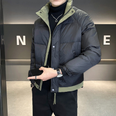 批发实拍2024冬季新款羽绒服男保暖加厚立领韩版休闲百搭防寒羽绒外套