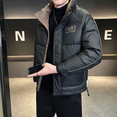 批发实拍2024冬季新款羽绒服男保暖加厚立领休闲百搭防寒羽绒外套上衣