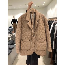 批发2025韩国东大门秋冬新款<b class='q'>气质</b>翻领系带收腰保暖西装棉服<b class='q'>外套</b>女上衣