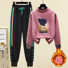 批发欧货时尚高档时髦<b class='q'>女士</b>2025新款职业两件套装冬装秋冬季时髦洋气质