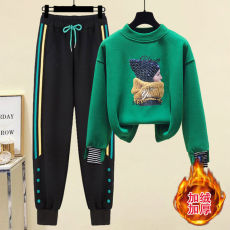 批发欧货时尚高档时髦女士2025新款职业两件<b class='q'>套装</b>冬装秋冬季时髦洋气质