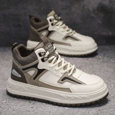 批发四季高帮皮面男鞋板鞋马丁靴货号