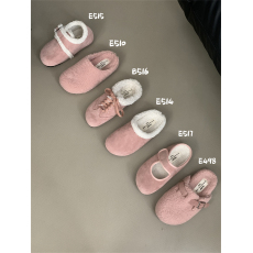 批发粉色系列厚底毛毛拖鞋女外穿秋<b class='q'>冬</b>勃肯包头棉拖鞋丑萌复古一脚蹬女