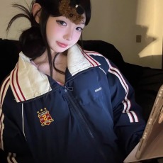 批发特价<b class='q'>清</b> 本地<b class='q'>库存</b>3千 好质量充棉棉服女2025冬季外套三杠条纹棉袄