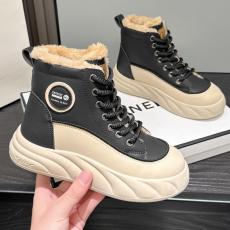 批发<b class='q'>冬</b>季新款高帮加绒老爹鞋运动鞋女棉鞋货号