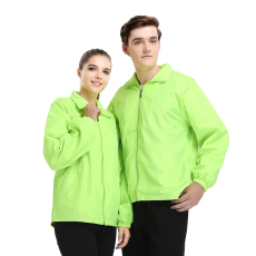 批发双洪服饰男女户外防风外套风衣定制长袖工作班服宣传服广告衫