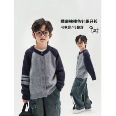 批发<b class='q'>男童</b><b class='q'>开衫</b><b class='q'>毛衣</b>新款儿童外套中大童韩版<b class='q'>针织</b>衫外套<b class='q'>男童</b>爆款撞<b class='q'>色</b>毛衣