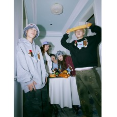 批发ZJ家腊肠狗磅美式高街潮流绣花连帽卫衣男百搭宽松情侣外套上衣