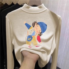 批发女童打底衫秋装2025新款秋冬内搭大童长袖<b class='q'>T</b><b class='q'>恤</b>春秋半高领儿童上衣