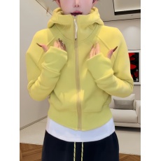 批发2026高级感宽松保暖连帽<b class='q'>卫衣</b>春秋休闲短款外套拉链设计感显瘦上衣