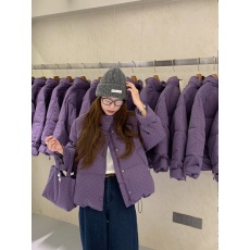 批发粉色波点羽绒服配包包女短款宽松2025冬季新款韩系千金白鸭绒棉服