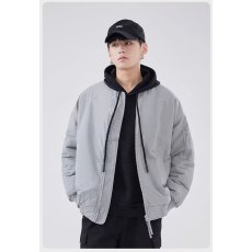 批发棒球服男士外套2024春秋冬季装新款休闲潮牌飞行员多色宽松夹克男