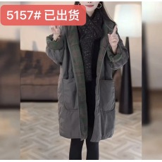 批发已出货 连帽棉服外套2024年冬季新款女装百搭时尚棉衣女