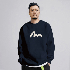 批发秋冬新款加绒圆领卫衣男青年学生潮牌上衣宽松加厚无帽外套男装