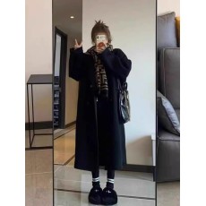 批发加夹棉加里#毛呢大衣<b class='q'>女</b>中<b class='q'>长款</b>小个子2026新款冬季高级感毛呢外套
