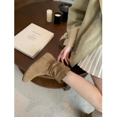 批发牛皮版 复古丑萌真皮平底短靴女鞋2024<b class='q'>秋</b>冬软底勃肯靴