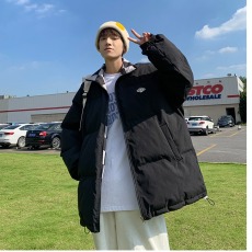 批发过年棉服女2024新款两面穿棋盘格外套冬加厚oversize棉衣ins港<b class='q'>风</b>