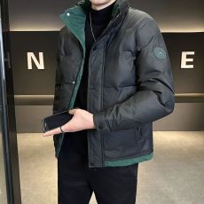 批发实拍2024冬季潮牌羽绒服男百搭立领加厚白鸭绒保暖外套