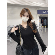 批发实拍2026春装新款胖mm大码女蕾丝加绒加厚打底长袖T恤上衣