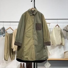 批发<b class='q'>冬</b>季复古通勤有范港味时尚撞色拼接宽松显瘦单排扣棉服外套女