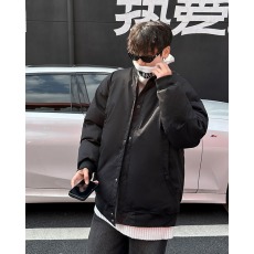 批发潮牌宽松棉服男<b class='q'>日系</b><b class='q'>复古</b>棒球服棉衣情侣休闲飞行服外套冬