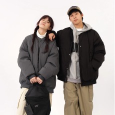 批发潮牌宽松棉服男<b class='q'>日系</b><b class='q'>复古</b>棒球服棉衣情侣休闲飞行服外套冬