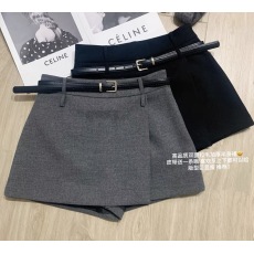 批发毛呢半身裙女2025新款秋冬高腰不规则时尚显瘦休闲a字包臀短裙裤