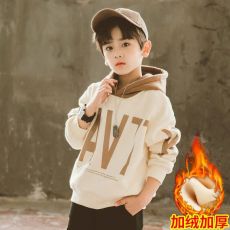 批发儿童装男童秋装卫衣春秋冬款2026新款中大童秋季男孩加绒加厚上衣