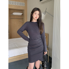 批发实拍大码女装2025新款辣妹修身显瘦包臀连衣裙洋气百搭A字裙子女