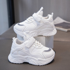 批发儿童老爹鞋2024年春夏新款女童运动鞋网面透气软底<b class='q'>韩版</b>男童跑步鞋