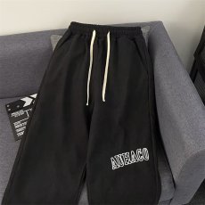 批发美式复古灯芯绒休闲长裤男秋季宽松潮牌直筒裤子高街百搭加绒卫裤