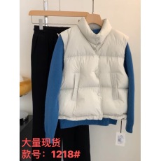 批发<b class='q'>清仓</b>捡漏~专柜撤回尾单外贸女装简约又高级韩系白鸭绒羽绒马甲女