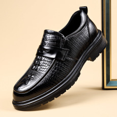 批发春季新款男士<b class='q'>商务</b>休闲皮鞋软底软皮豆豆鞋潮流男鞋时尚驾车鞋鞋子