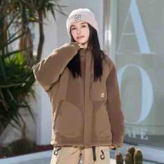 批发2024年青春潮流冬季情侣新款短款连帽时尚休闲保暖外套