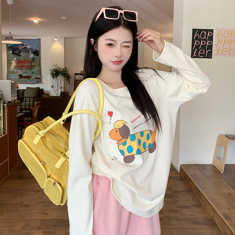 PF28437#德绒冬季打底大码女装德绒打底衫T恤女裝貨源服裝批發