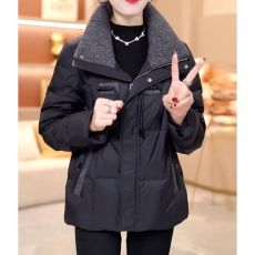 批发版型好妈妈<b class='q'>高档</b>短款羽绒棉服大码女装遮肉遮胯防寒保暖过冬2025新