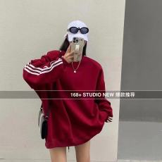 批发加绒厚原版净色光版韩日<b class='q'>欧美</b>街头个性ins潮牌暗黑酷飒G三遍大卫衣