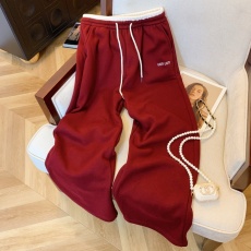 批发上实拍~秋冬款加厚<b class='q'>运动</b>裤子松紧腰抽绳直筒裤垂感暖暖裤女