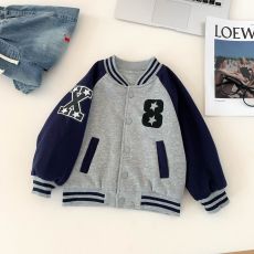 批发实拍CVC华棉复合牛奶丝#<b class='q'>男童</b>棒<b class='q'>球</b>服薄款春季撞色立领<b class='q'>夹克</b>纯色外套