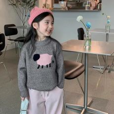 批发童装男女童毛衣儿童加厚秋冬2024新款男孩针织衫冬季套头衫