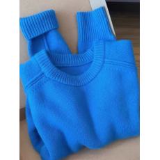 批发秋冬新款克莱因蓝软糯毛衣<b class='q'>浙江</b>普院<b class='q'>桐乡</b>高端嘉兴濮院奶呼呼羊绒衫