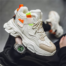 批发<b class='q'>冬</b>季新款高帮男鞋加绒男鞋货号