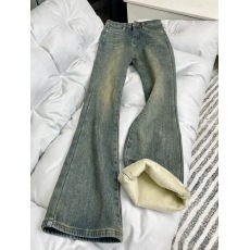 批发加绒加厚复古蓝<b class='q'>直筒</b><b class='q'>牛仔裤</b><b class='q'>女</b>2026秋冬新款宽松阔腿显瘦微喇马蹄裤