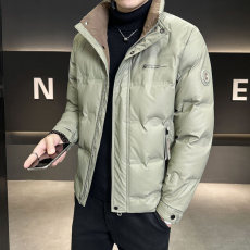 批发羽绒服男士新款冬季潮流百搭保暖白鸭绒加厚立领拚色休闲外套